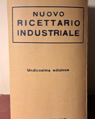 Nuovo Ricettario Industriale di Valerio-Ghersi