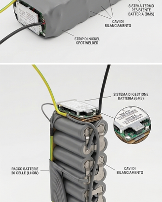 Batteria bicicletta elettrica 36 volt