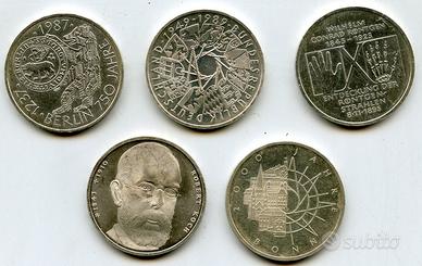 LOTTO 50 MARCHI ARGENTO 77,5g T.0,625 GERMANIA