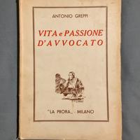 Libro Vita e Passione D’Avvocato,1945,RARO,vintage