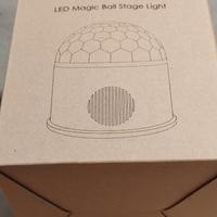 Sfera di cristallo led con illuminazione ambiental
