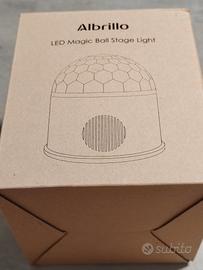 Sfera di cristallo led con illuminazione ambiental