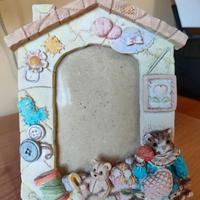 Cornice per foto a forma di casetta