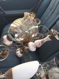 4 lampadari vintage 20€ cadauno