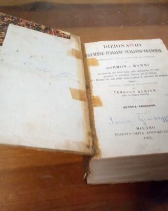 Vocabolario dell' 800 italiano/francese