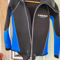 MUTA SUBACQUEA CRESSI 5MM , più 3mm,TG.L/4