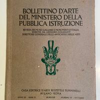 Rivista Bollettino D’Arte 1928-1929-1930