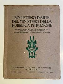 Rivista Bollettino D’Arte 1928-1929-1930