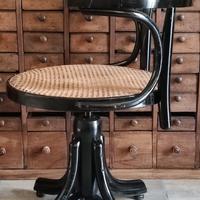 sedia girevole d'epoca 