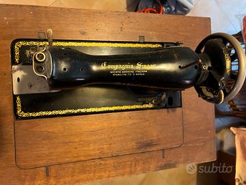 Singer 15 a pedale con mobile Monza anni ‘30
