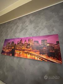 Quadro moderno panorama urbano - New York