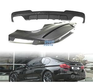 DIFFUSORE BMW F10 F11 LOOK M PERFORMANCE CARBONIO 