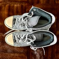 All star converse grigie alte