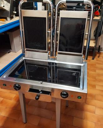 piastra doppia per panini professionale 