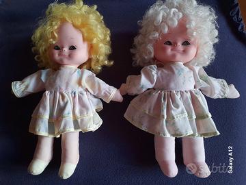 coppia 2 bambole anni 70 migliorati 