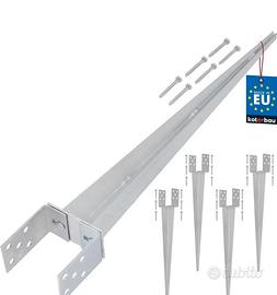 Set di 4 boccole per pali da 0 – 120 mm