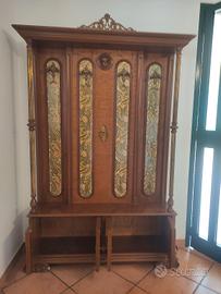 Mobile da ingresso in legno stile classico