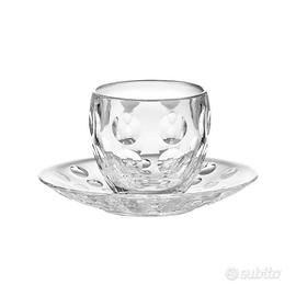 6 tazzine con piattino linea Venice Guzzini NUOVE