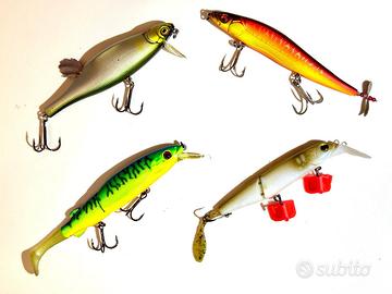 Set 4 Artificiali - Imakatsu, Megabass, FLT Mirrod