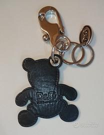 Portachiavi d&g dolce gabbana con orsetto pelle