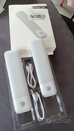due luci led armadio