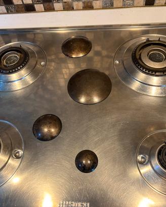 Piano cottura Smeg 4 fuochi Acciaio Inox