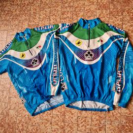 2 maglie autentiche ITALIA ciclismo nuove tg.XL