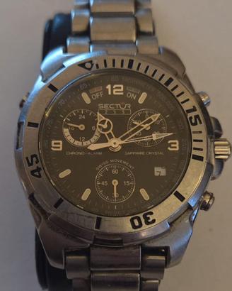 Orologio Uomo Cronografo Sector 255 Acciaio