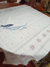 Tovaglia rettangolare Zucchi 148x180cm+6tovaglioli