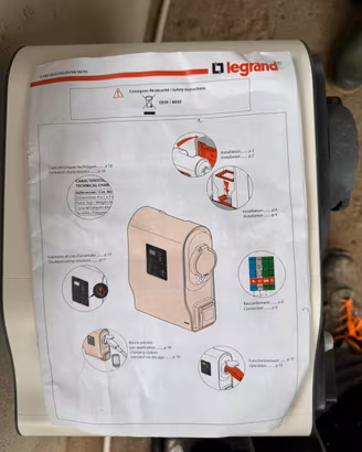 Caricabatterie Auto Elettrica Legrand 7,4 kW Nuovo
