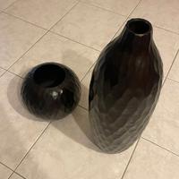 Vasi di design in vetro nero fumé