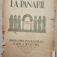 LA PANARIE rivista Friulana  prima serie 1927