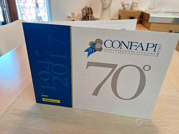 2017 Folder 70° CONFAPI Francobollo Raso