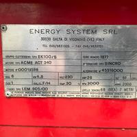 Gruppo elettrogeno silenziato 4,8Kw 220 V
