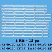 Kit barre strip led Lg 50LA615 50LA6200 50LN5403