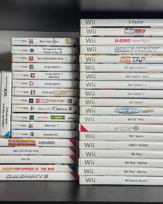 Giochi Wii e Nintendo DS e 3DS, lingue varie
