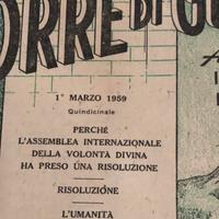 Opuscoli la torre di guardia