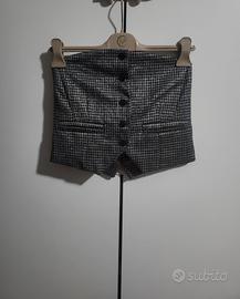 Crop Top bustier gilet a fascia Motel 