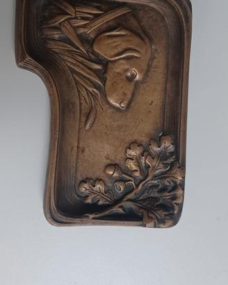 Posacenere vintage in bronzo