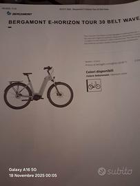 bici BERGAMONT E-HORIZON TOUR 30 BELT WAVE