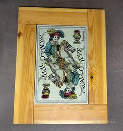 Decoro a mano"Cavallo Oppe"design M.Montanari,1978