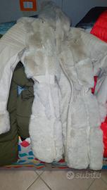 Giacca eco pelle disegual