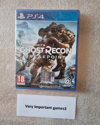 7583N-Ghost Recon BreakPoint Sony PS4 NUOVO
