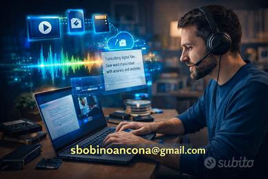 Trascrittore / Sbobinatore per inserimento