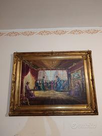 Quadro antico ‘700 – Sala da tè