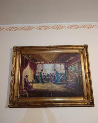 Quadro antico ‘700 – Sala da tè