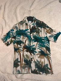 Camicia Zara Uomo S relaxed fit tropicale viscosa