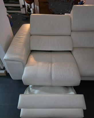Divano Poltrone Sofà pelle 1 relax 4/5posti