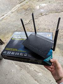 Modem router DSL Asus AC52u