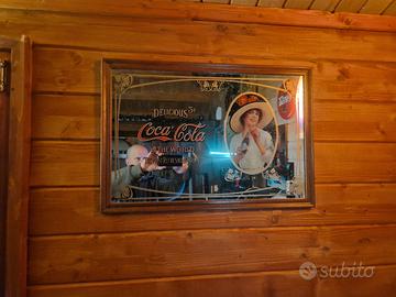 coca cola specchio quadro